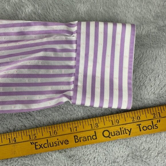 Robert Graham Stripped Long Sleeve Dress Shirt Men’s Size XL - Picture 8 of 11